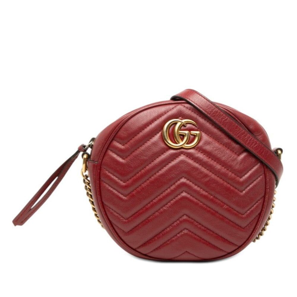 Gucci GG Marmont Quilted Chain Shoulder Bag